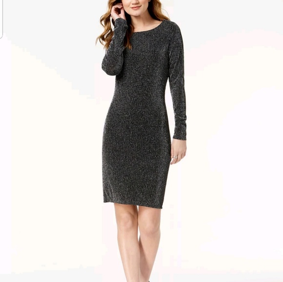 Michael Kors Multi Way Metallic Sparkle Dress - Picture 5 of 8